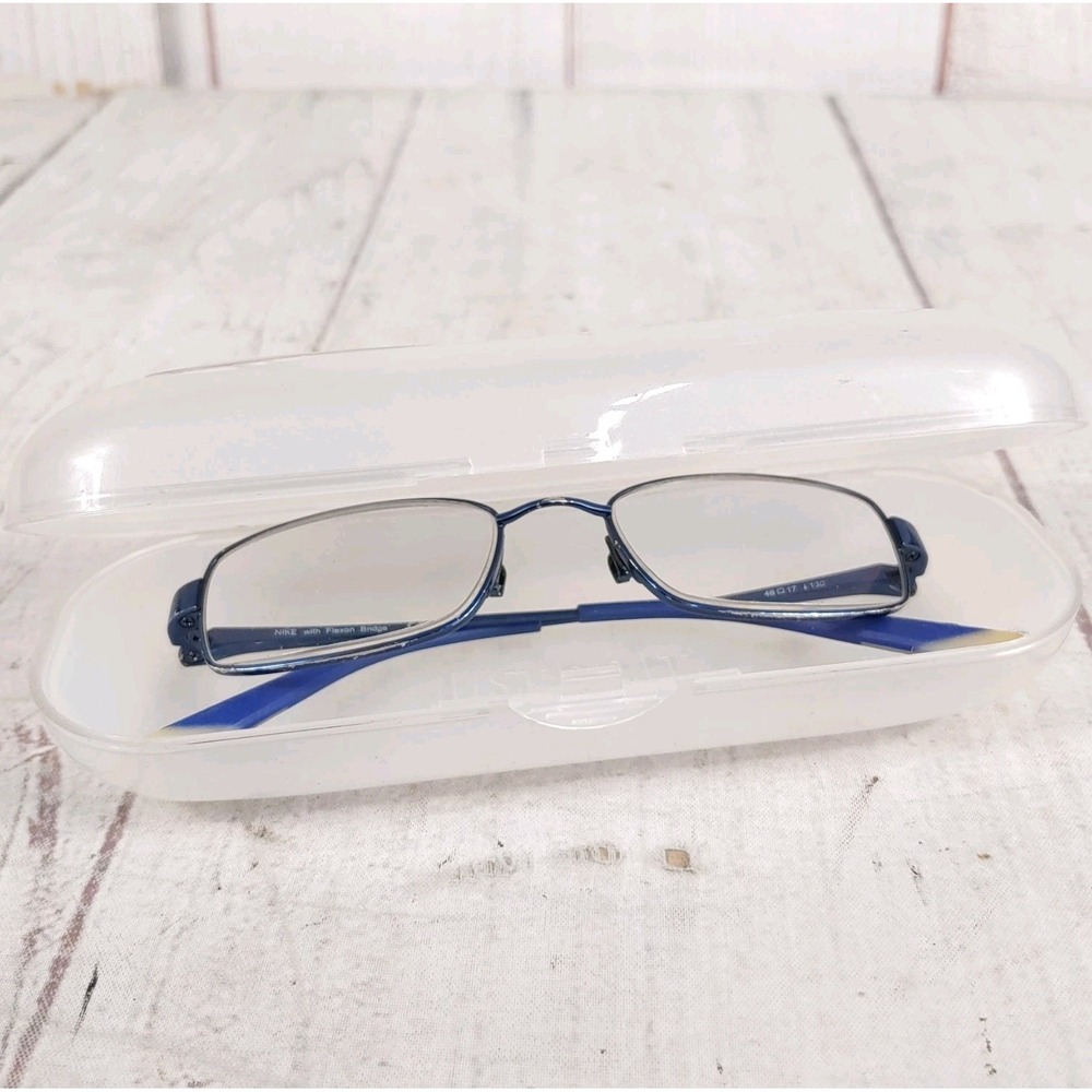 Nike KIDS Eyeglasses FRAMES ONLY - 4637 427 Blue Youth 48-17-130 - NEED PADS